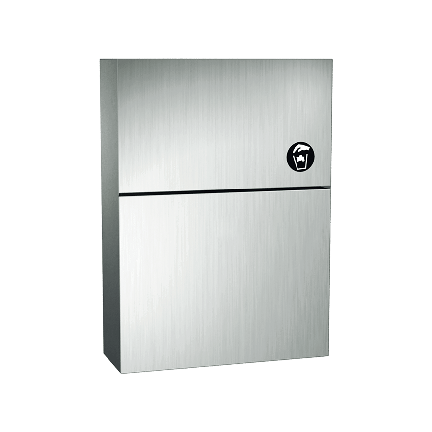 0473-A ASI End Stall Sanitary Disposal Surface Mounted