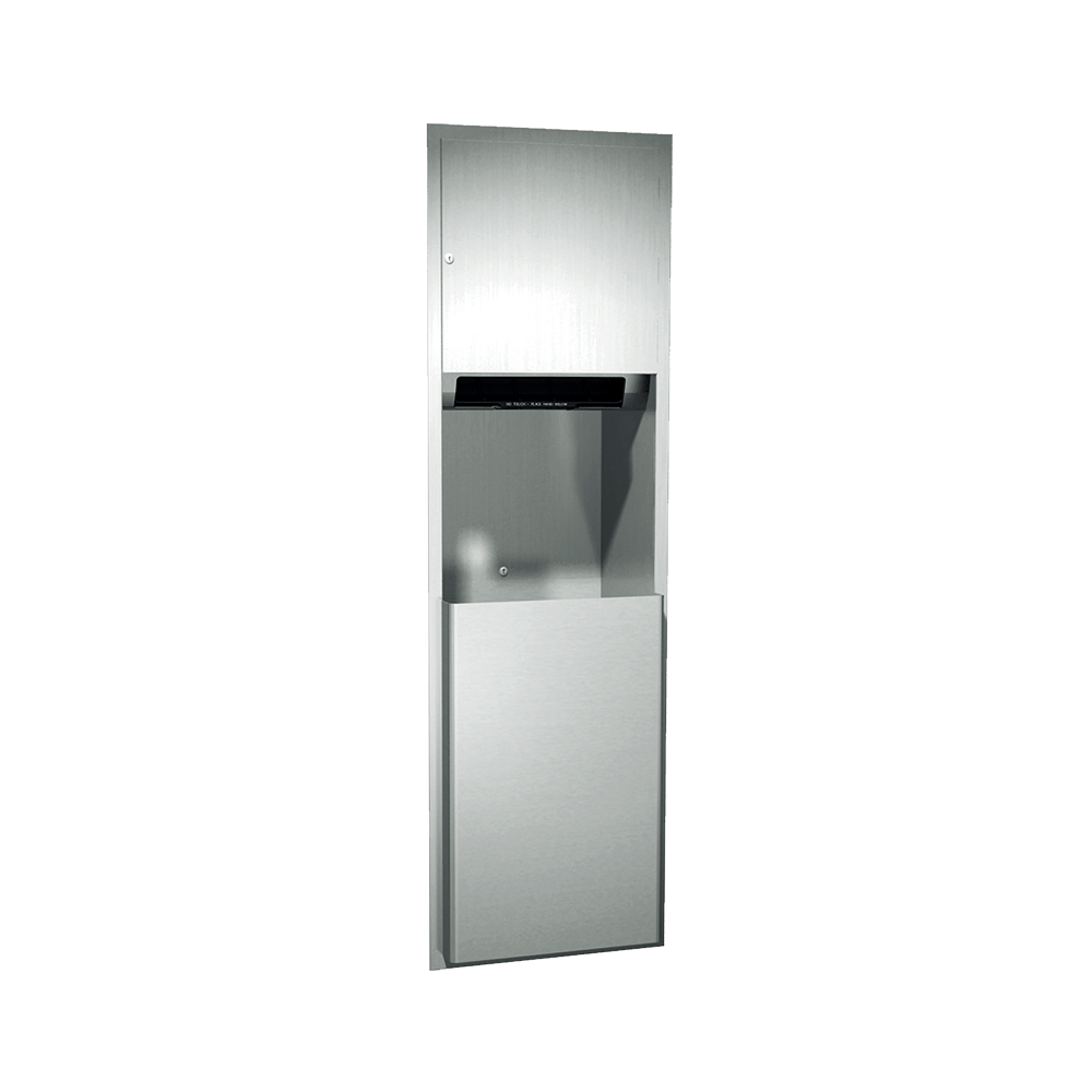 04692A ASI Automatic Roll Paper Towel Dispenser and Waste Receptacle