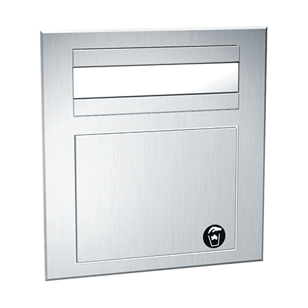 1001 ASI Counter Top Mounted Paper Towel Dispenser and Waste Receptacle