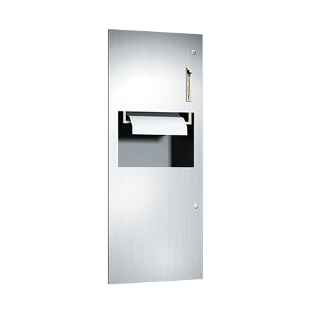 64696 ASI Roll Paper Towel Dispenser and Waste Receptacle