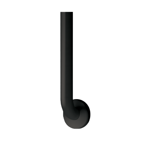 Extrémité de barre d'appui noir mat