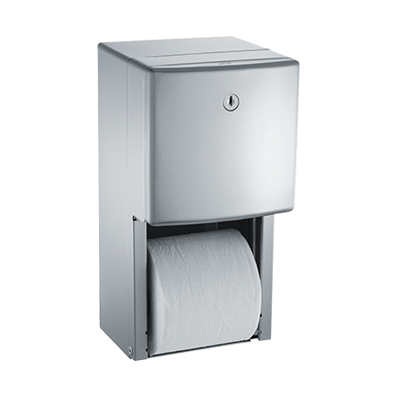 20030 Asi Surfacemountedtwinhidearolltoilettissuedispenser@2x